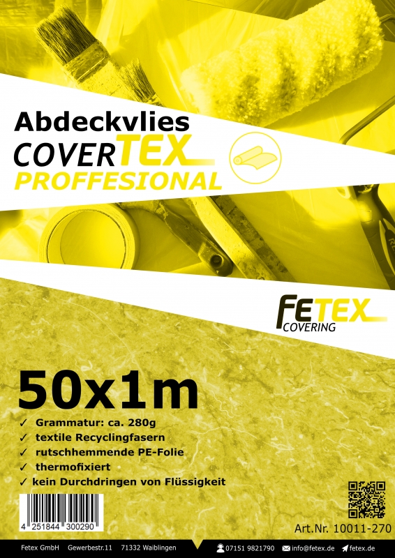 Abdeckvlies COVER-TEX 50x1m